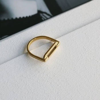 Geometric Square Wild Ring 