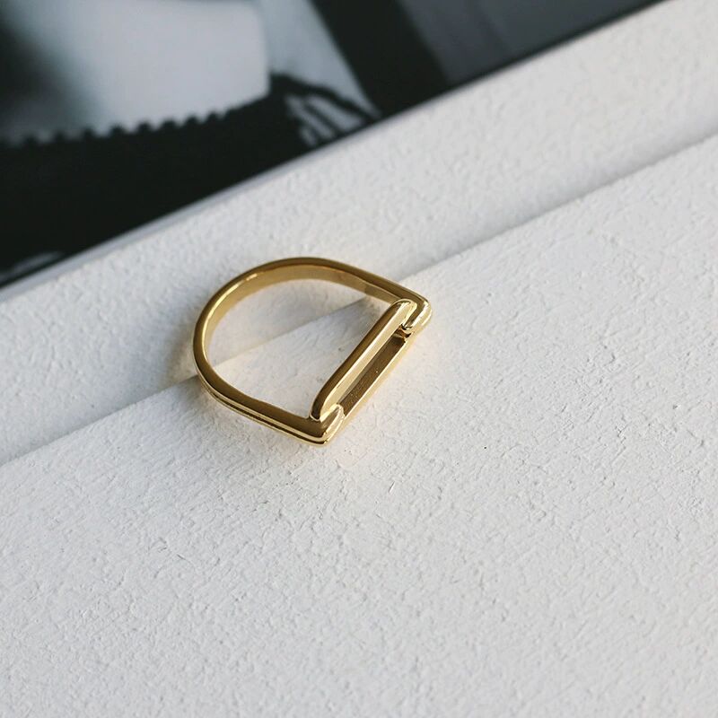 Geometric Square Wild Ring  