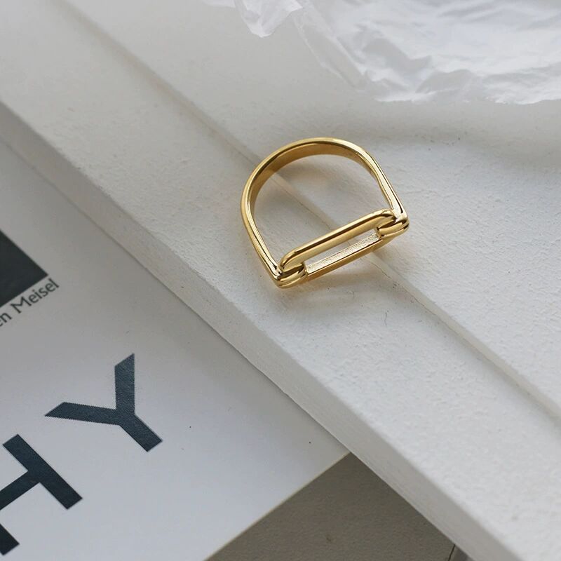 Geometric Square Wild Ring  