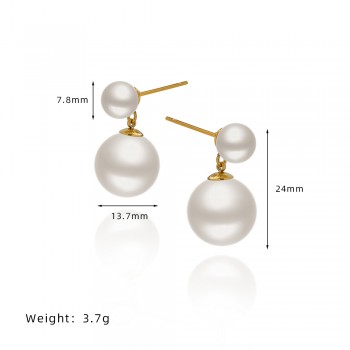 Bubble Imitation Pearl Fashion Vintage Stud Earrings