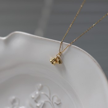 Lily of The Valley Flower Beautiful Plant Bell Necklace