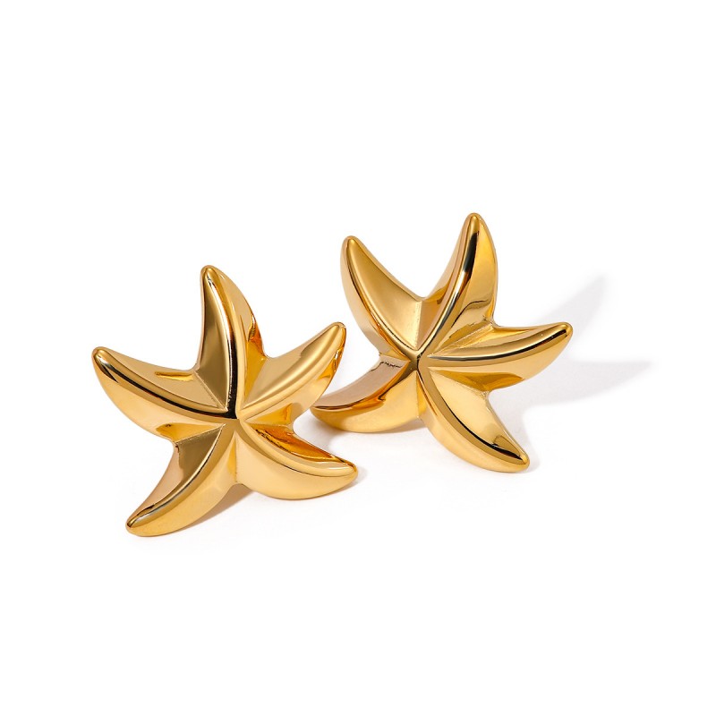 Ocean Star Titanium Steel Earrings 