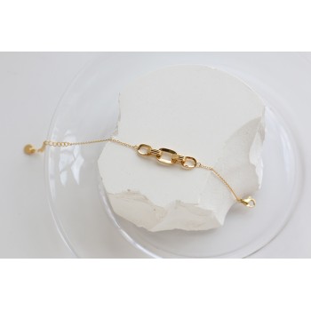 Square Ring Dafu Chain Bracelet 