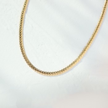 Snake Bone Flat Chain Retro All-match Necklace  